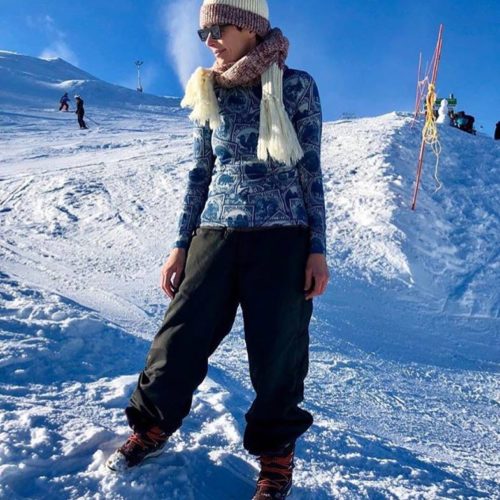 Karen Walker with NZ Ski
